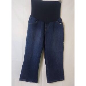 Motherhood Maternity Jeans Secret Fit Belly Dark Wash Denim Size M